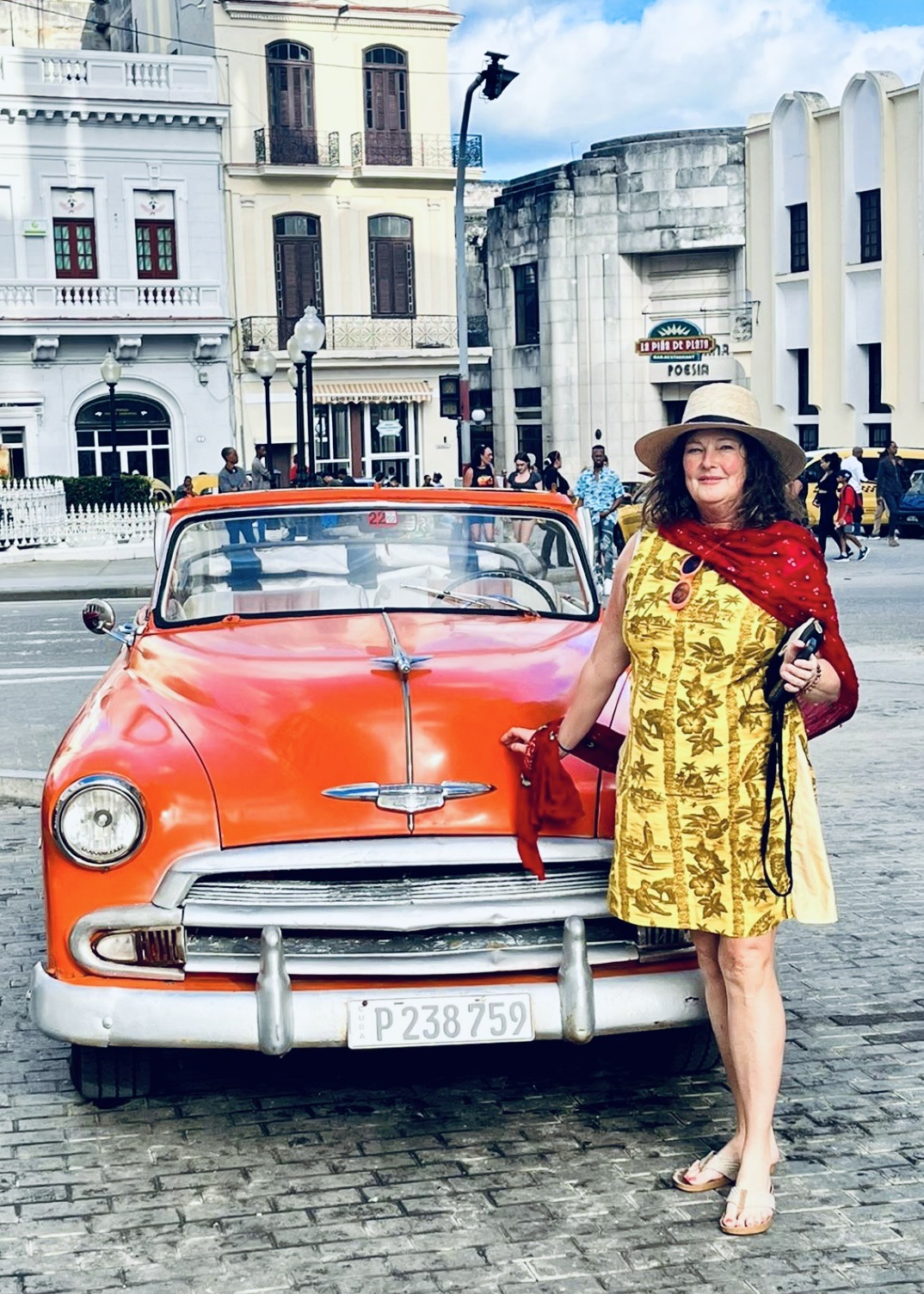 Maria on a trip to Cuba with Sara Baird Travel